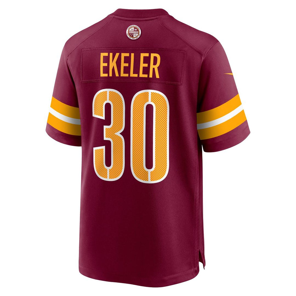Austin Ekeler Washington Commanders Nike Game Super Bowl Era Jersey - White Official NFL Team Apparel Football Fan Gear