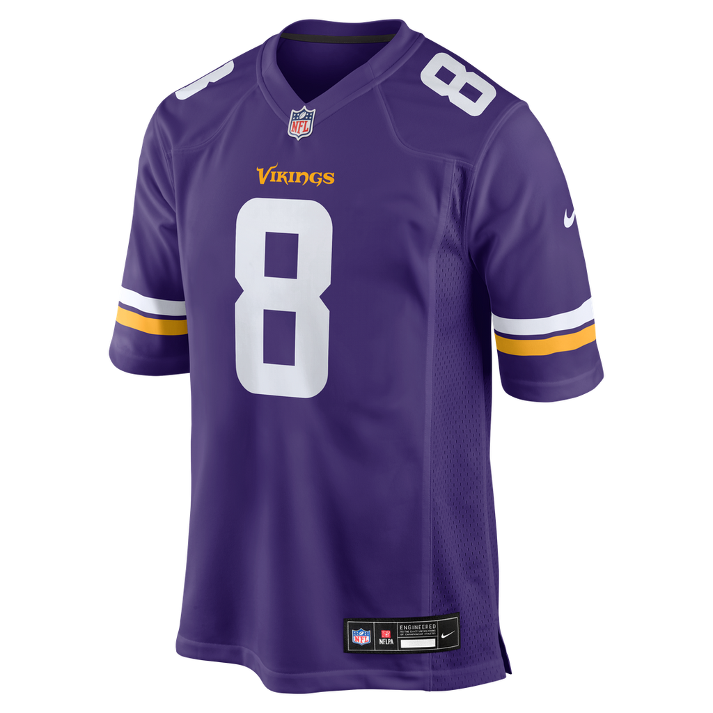 Jeff Okudah Minnesota Vikings Nike Team Game Jersey - Purple Official NFL Team Apparel Football Fan Gear