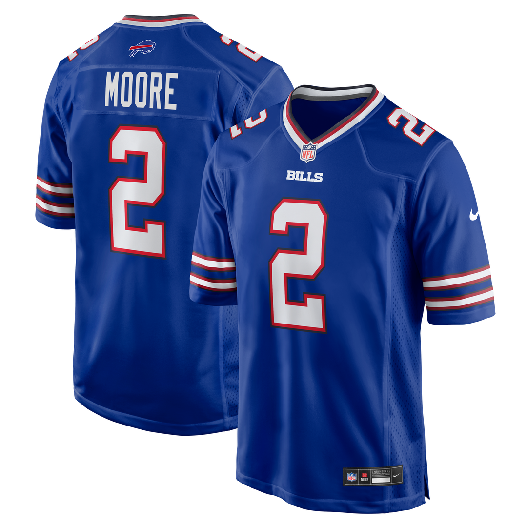 D.J. Moore Buffalo Bills Nike Game Jersey - Royal Official NFL Team Apparel Football Fan Gear
