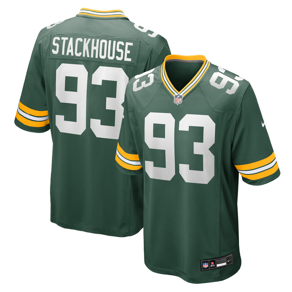 Nazir Stackhouse Green Bay Packers Nike Team Game Jersey - Green Official NFL Team Apparel Football Fan Gear