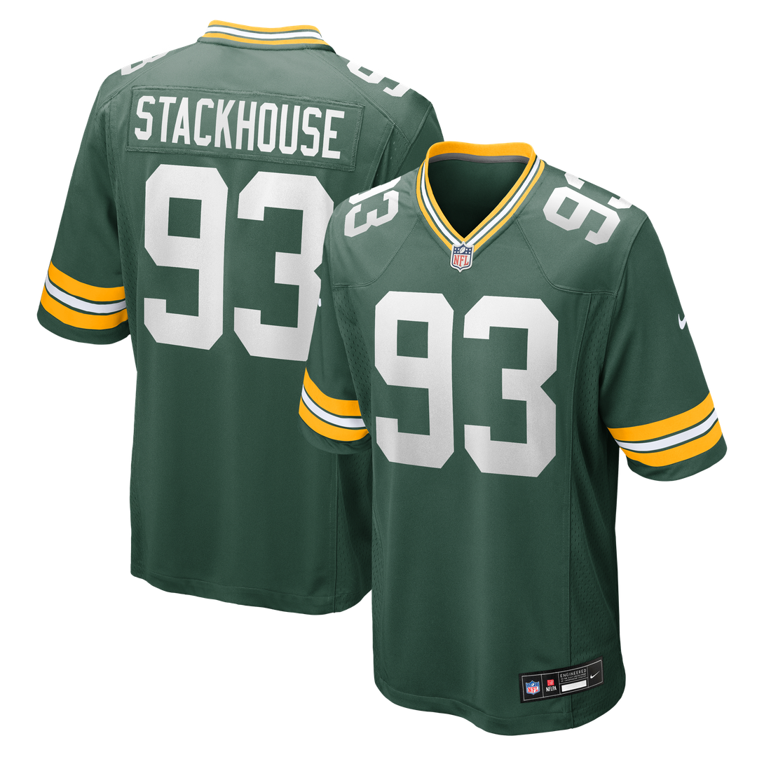 Nazir Stackhouse Green Bay Packers Nike Team Game Jersey - Green Official NFL Team Apparel Football Fan Gear
