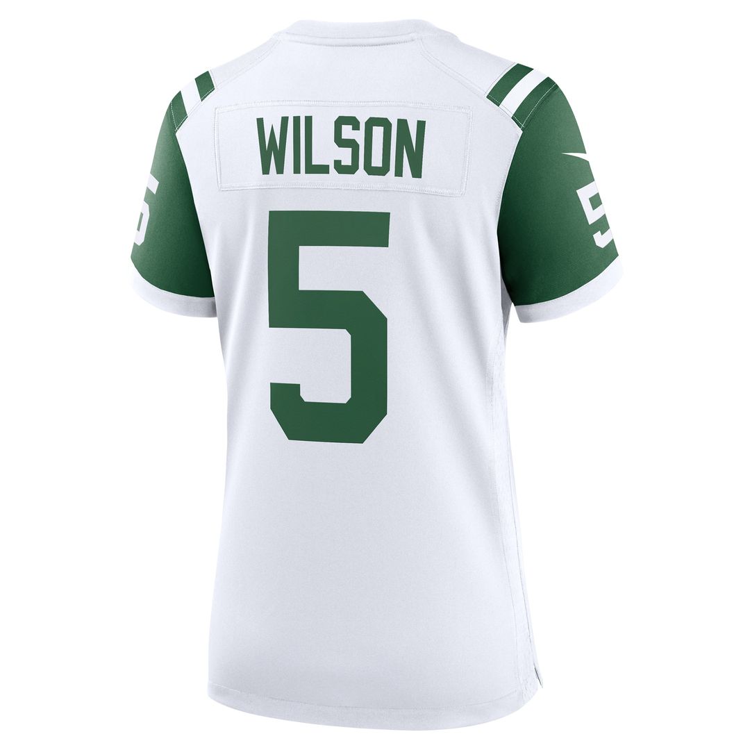 Garrett Wilson New York Jets Nike Women's Classic Alternate Game Jersey - White Official NFL Team Apparel Football Fan Gear