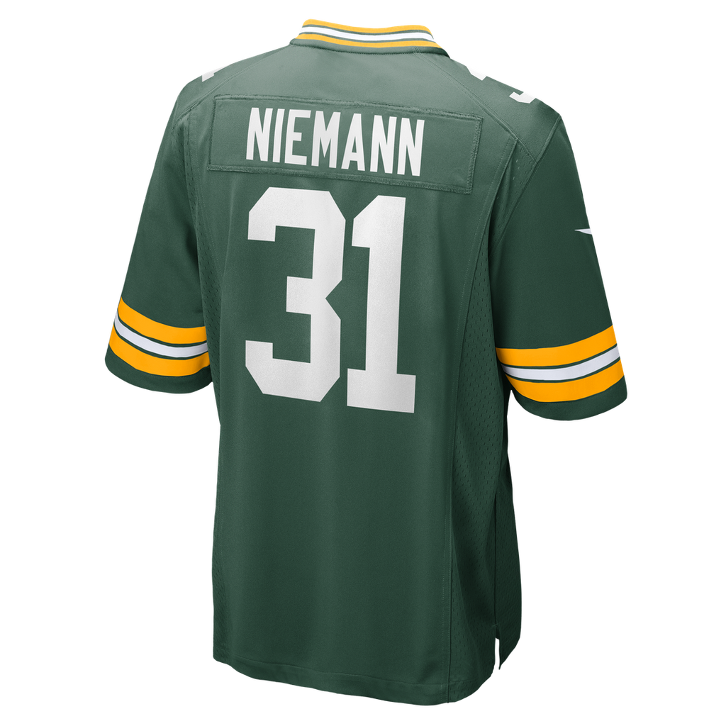 Nick Niemann Green Bay Packers Nike Team Game Jersey - Green Official NFL Team Apparel Football Fan Gear
