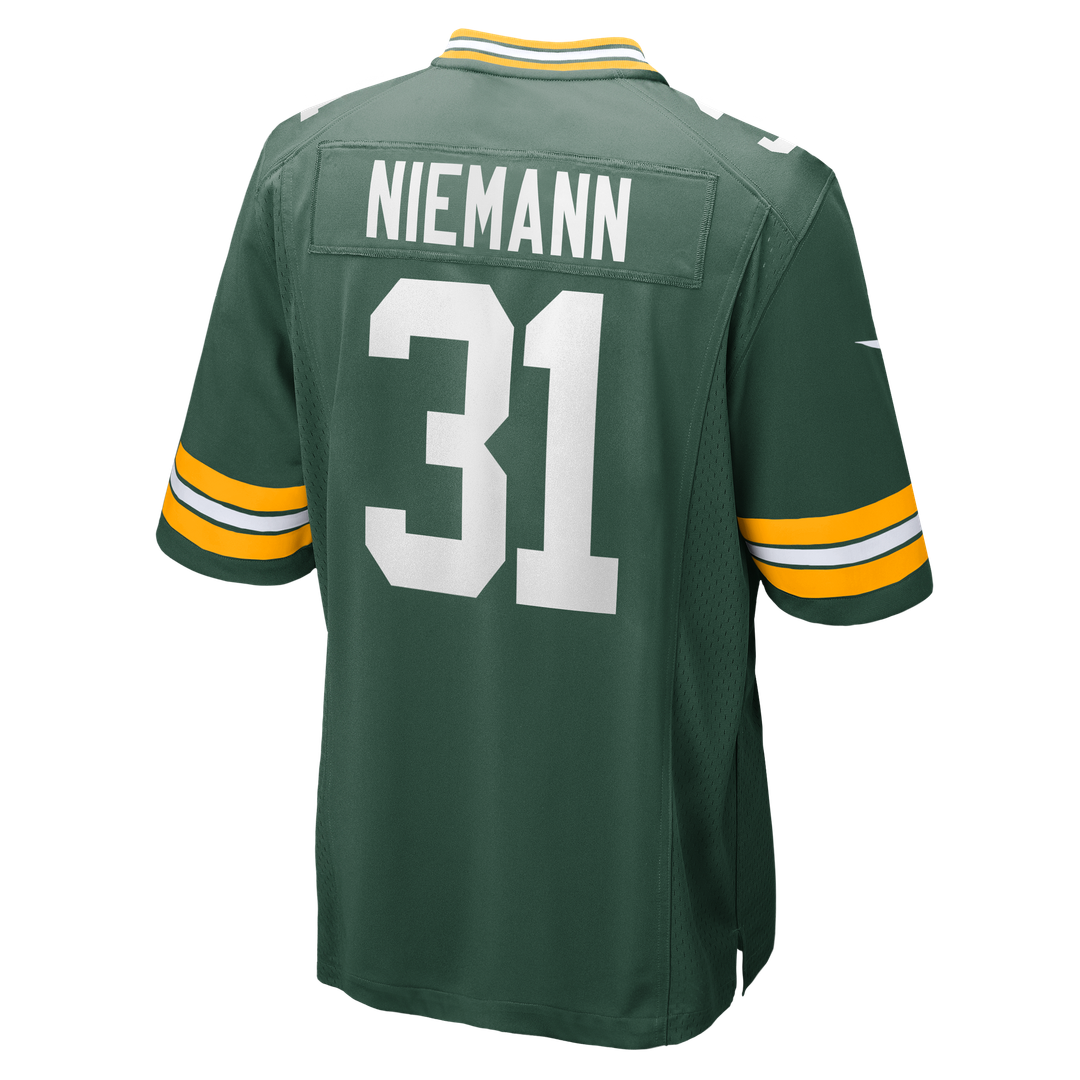 Nick Niemann Green Bay Packers Nike Team Game Jersey - Green Official NFL Team Apparel Football Fan Gear