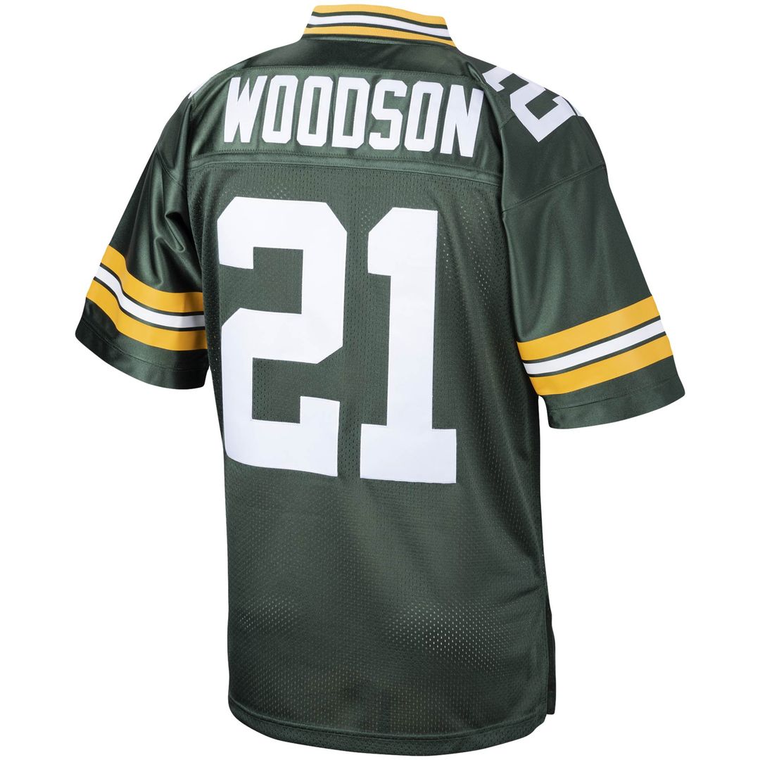 Charles Woodson Green Bay Packers 2010 Mitchell & Ness Authentic Throwback Retired Player Jersey - Green Official NFL Team Apparel Football Fan Gear
