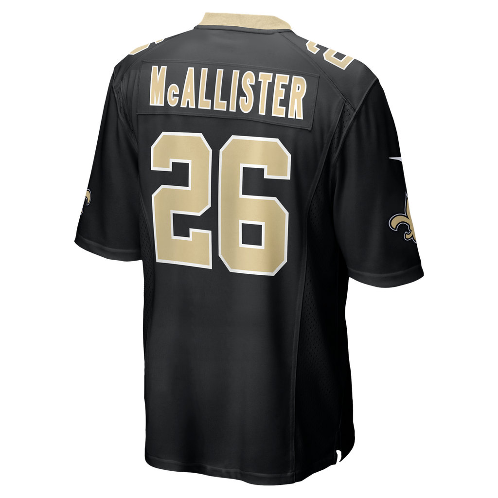 Deuce McAllister New Orleans Saints Nike Game Retired Player Jersey - Black Official NFL Team Apparel Football Fan Gear