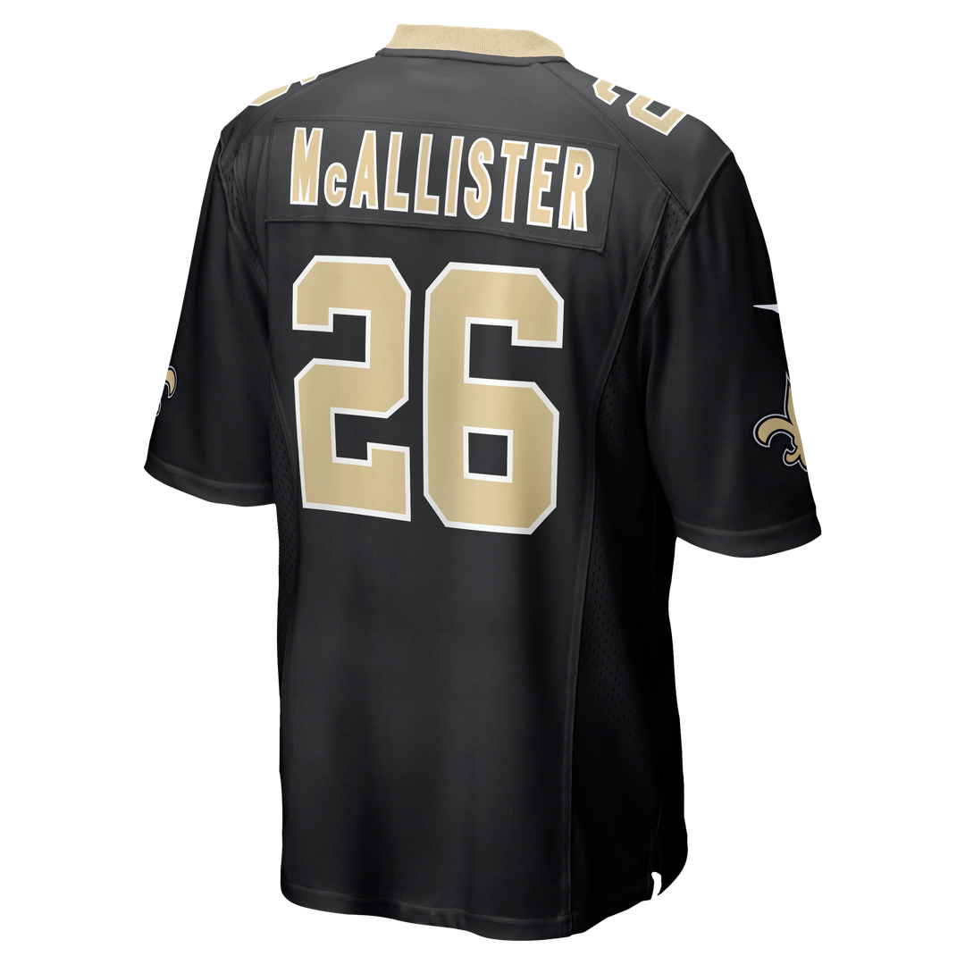Deuce McAllister New Orleans Saints Nike Game Retired Player Jersey - Black Official NFL Team Apparel Football Fan Gear