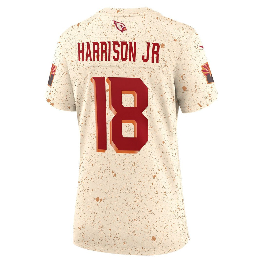 Marvin Harrison Jr. Arizona Cardinals Nike Women's 2025 Rivalries Collection Game Jersey - Natural Official NFL Team Apparel Football Fan Gear