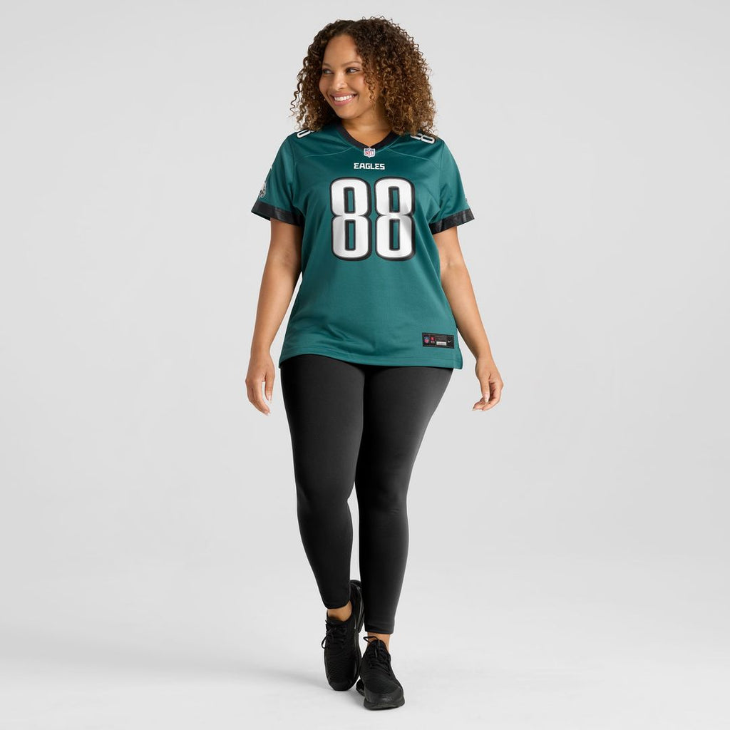 Dallas Goedert Philadelphia Eagles Nike Women's Alternate Game Jersey - Black Official NFL Team Apparel Football Fan Gear