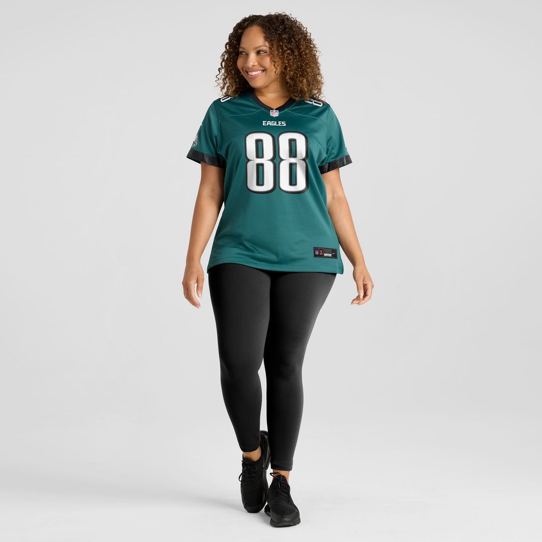 Dallas Goedert Philadelphia Eagles Nike Women's Alternate Game Jersey - Black Official NFL Team Apparel Football Fan Gear