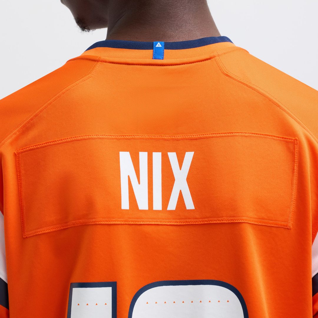 Bo Nix Denver Broncos Nike Player Game Jersey - Orange Official NFL Team Apparel Football Fan Gear