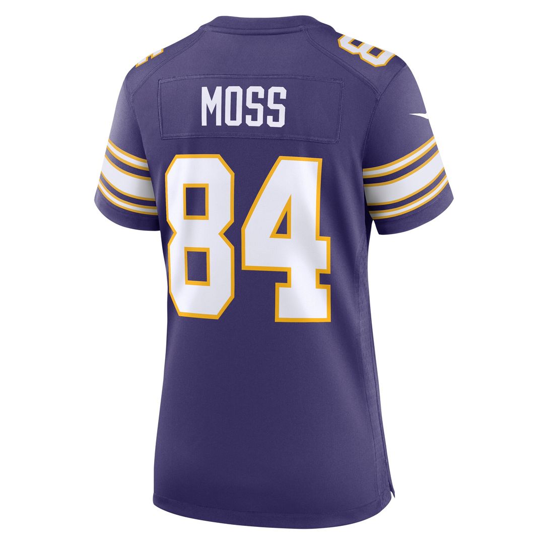 Randy Moss Minnesota Vikings Nike Women's Classic Retired Player Game Jersey - Purple Official NFL Team Apparel Football Fan Gear