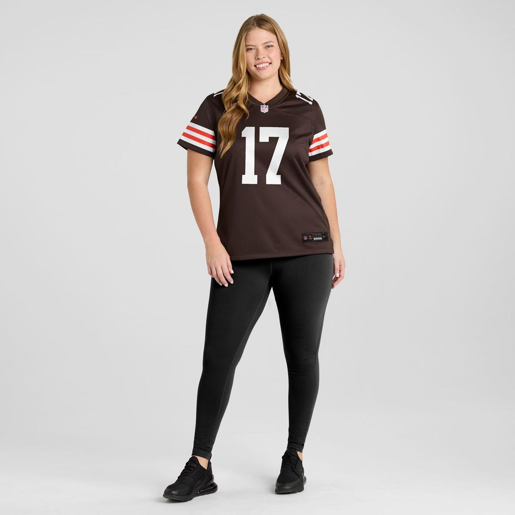 Jerome Baker Cleveland Browns Nike Women's Team Game Jersey - Brown Official NFL Team Apparel Football Fan Gear