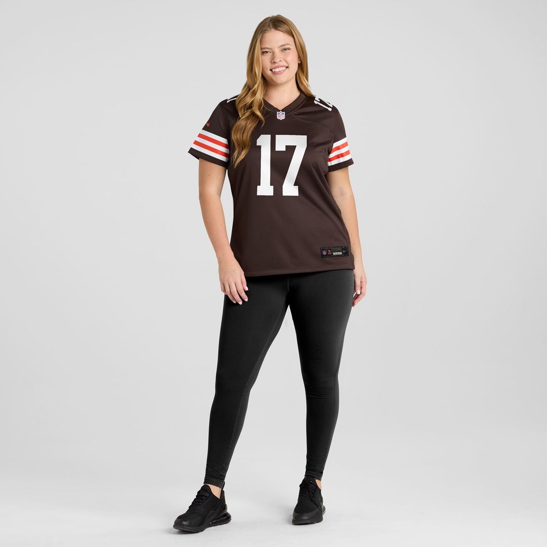 Jerome Baker Cleveland Browns Nike Women's Team Game Jersey - Brown Official NFL Team Apparel Football Fan Gear