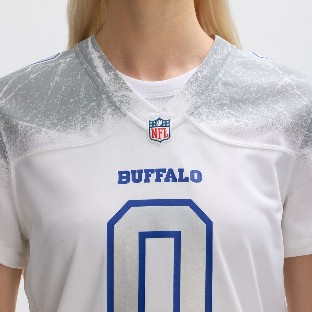 Keon Coleman Buffalo Bills Nike Women's 2025 Rivalries Collection Game Jersey - White Official NFL Team Apparel Football Fan Gear