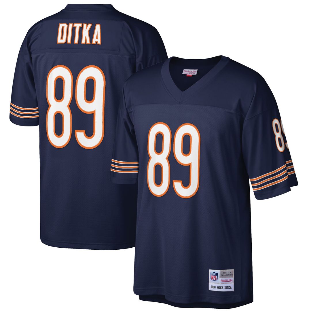 Mike Ditka Chicago Bears Mitchell & Ness Retired Player Legacy Replica Jersey - Navy Official NFL Team Apparel Football Fan Gear