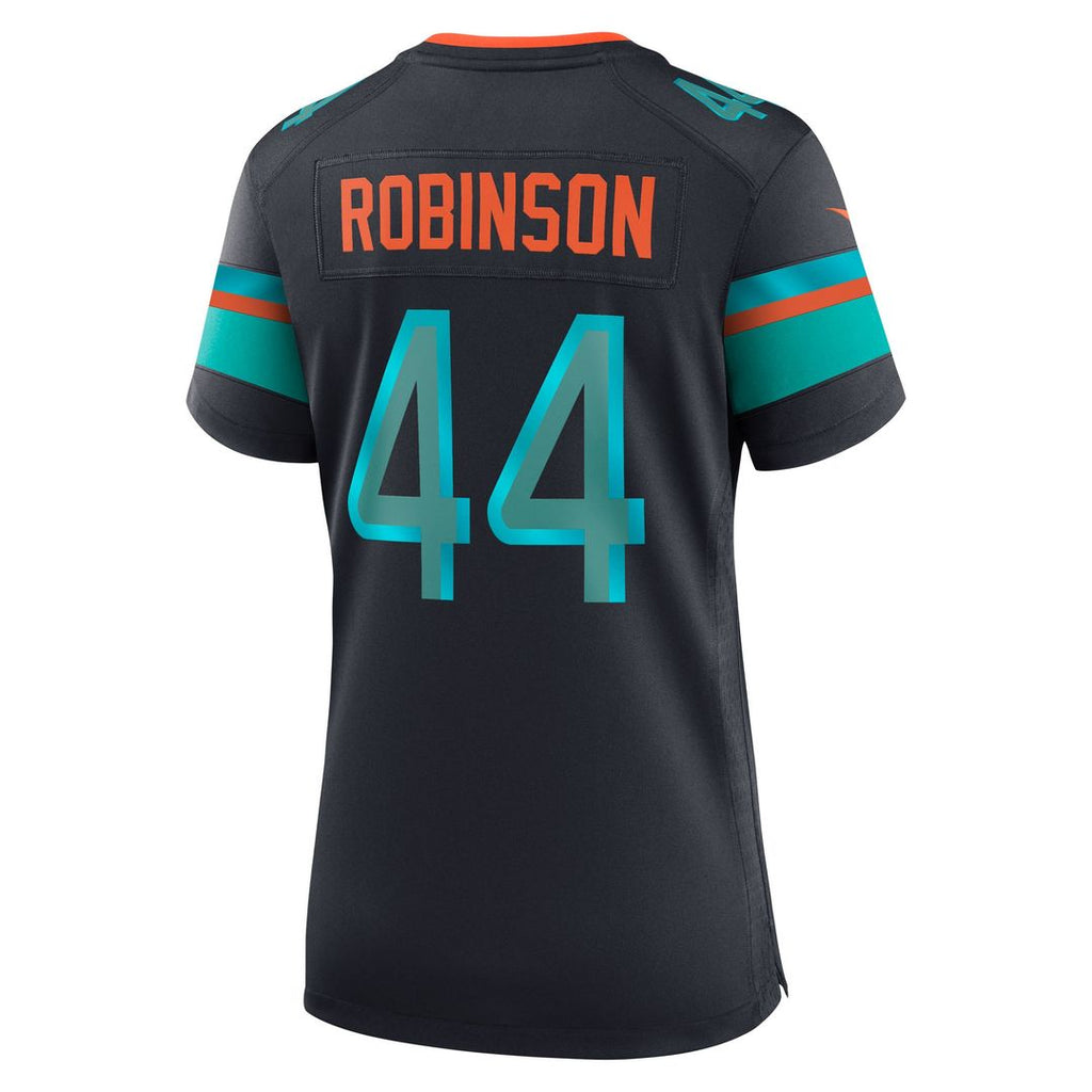 Chop Robinson Miami Dolphins Nike Women's 2025 Rivalries Collection Game Jersey - Pitch Blue Official NFL Team Apparel Football Fan Gear