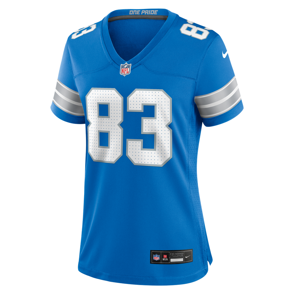 Tyler Conklin Detroit Lions Nike Women's Team Game Jersey - Blue Official NFL Team Apparel Football Fan Gear