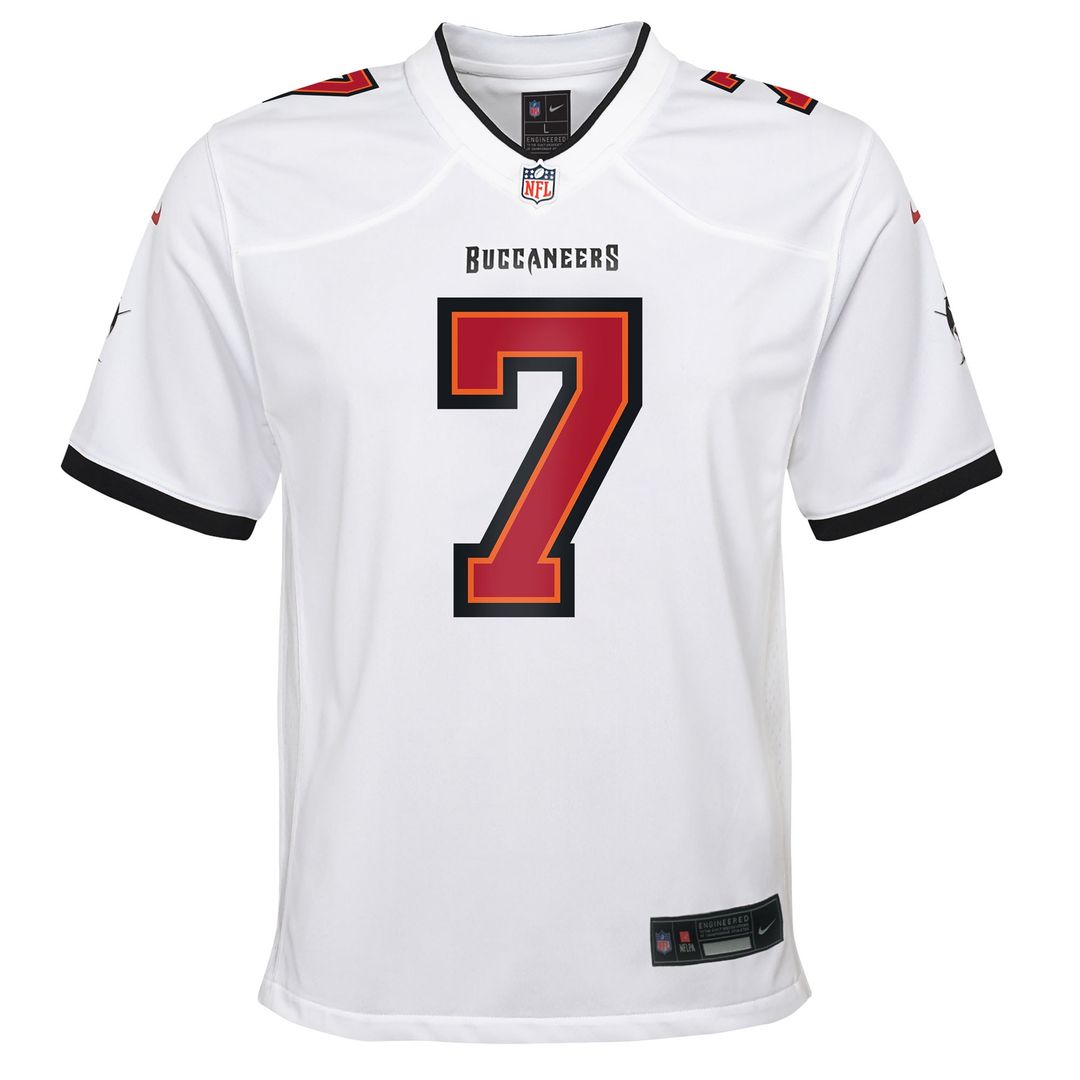 Bucky Irving Tampa Bay Buccaneers Nike Youth White Game Jersey - White Official NFL Team Apparel Football Fan Gear
