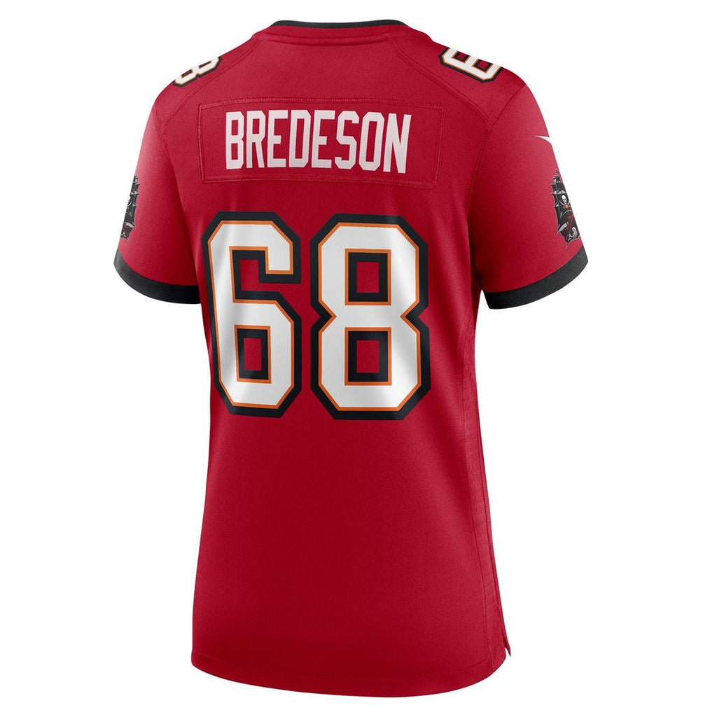 Ben Bredeson Tampa Bay Buccaneers Nike Women's Game Jersey - Red Official NFL Team Apparel Football Fan Gear
