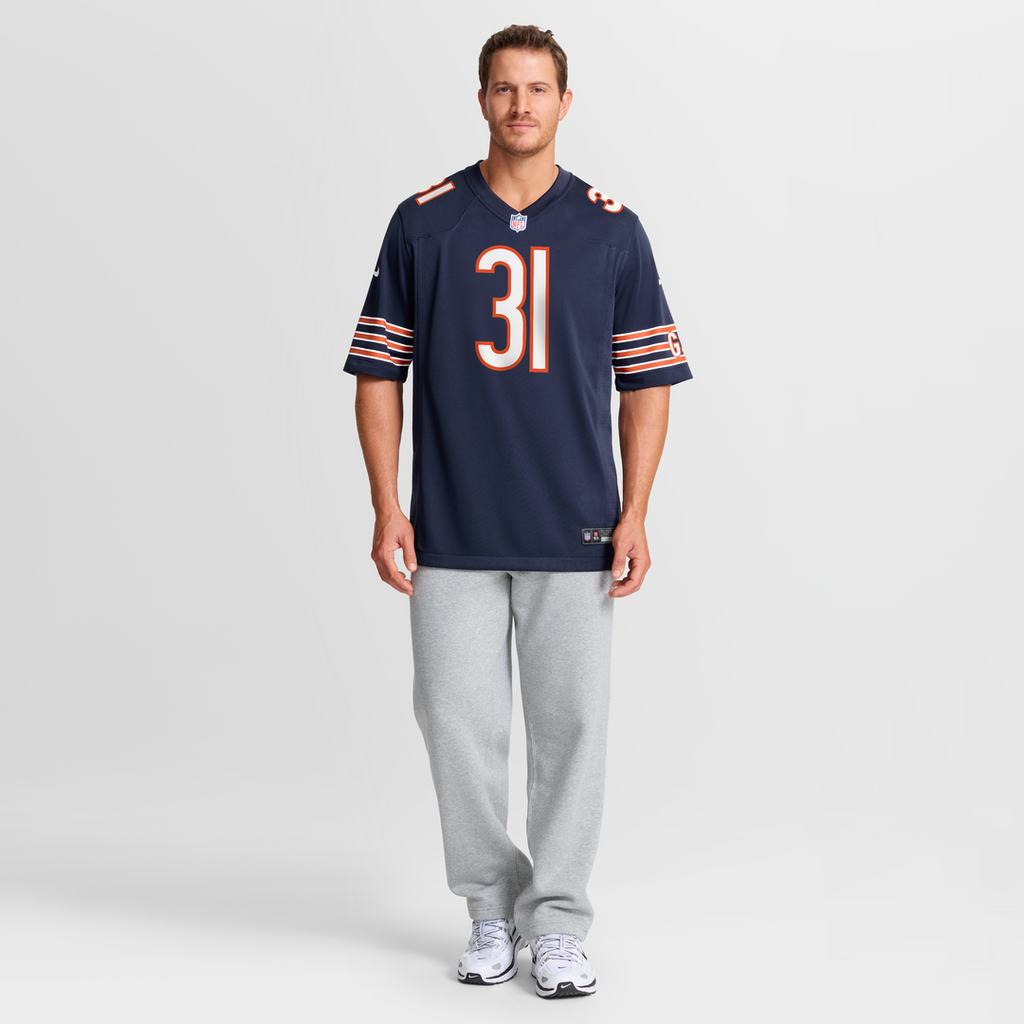 Dillon Thieneman Chicago Bears Nike 2026 NFL Draft First Round Pick No. 25 Team Game Jersey - Navy Official NFL Team Apparel Football Fan Gear