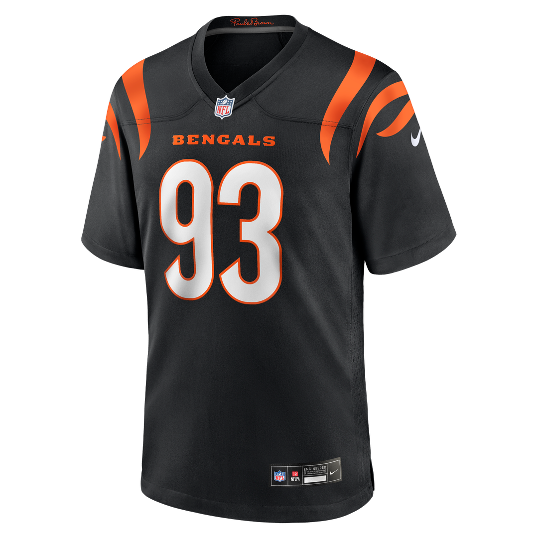 McKinnley Jackson Cincinnati Bengals Nike Game Jersey - Black Official NFL Team Apparel Football Fan Gear