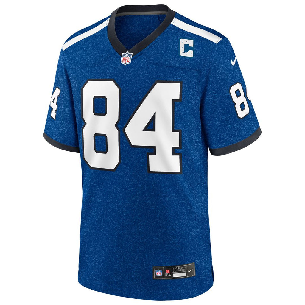 Tyler Warren Indianapolis Colts Nike Alternate 2 Indiana Nights Game Jersey - Heather Royal Official NFL Team Apparel Football Fan Gear