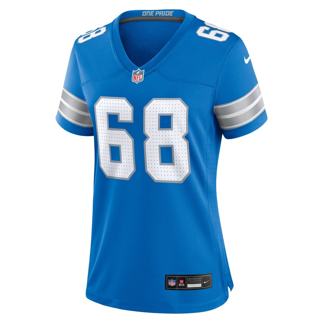 Taylor Decker Detroit Lions Nike Women's Team Game Jersey - Blue Official NFL Team Apparel Football Fan Gear