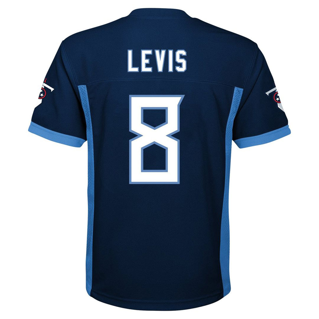Will Levis Tennessee Titans Youth Replica Player Jersey - Navy Official NFL Team Apparel Football Fan Gear