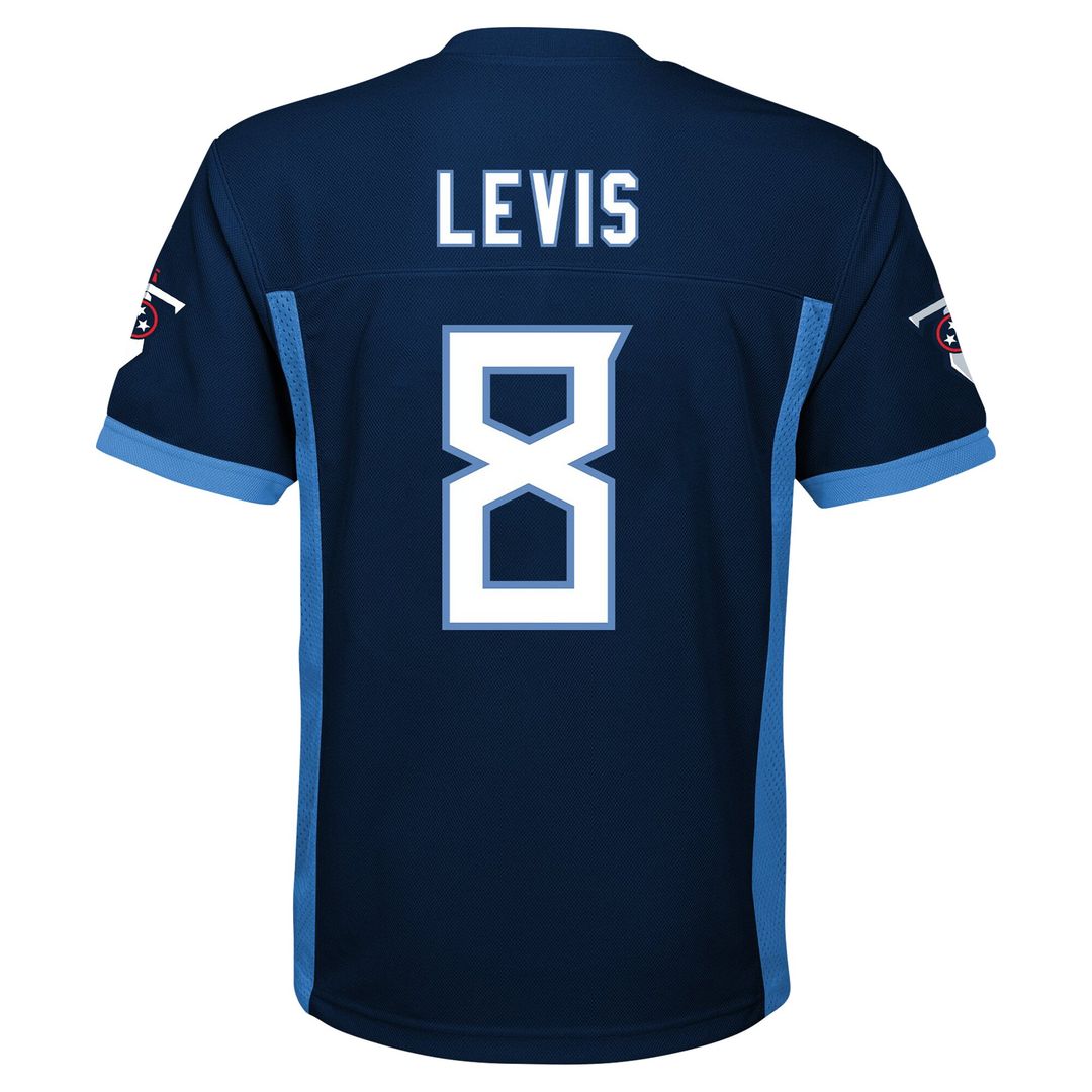 Will Levis Tennessee Titans Youth Replica Player Jersey - Navy Official NFL Team Apparel Football Fan Gear