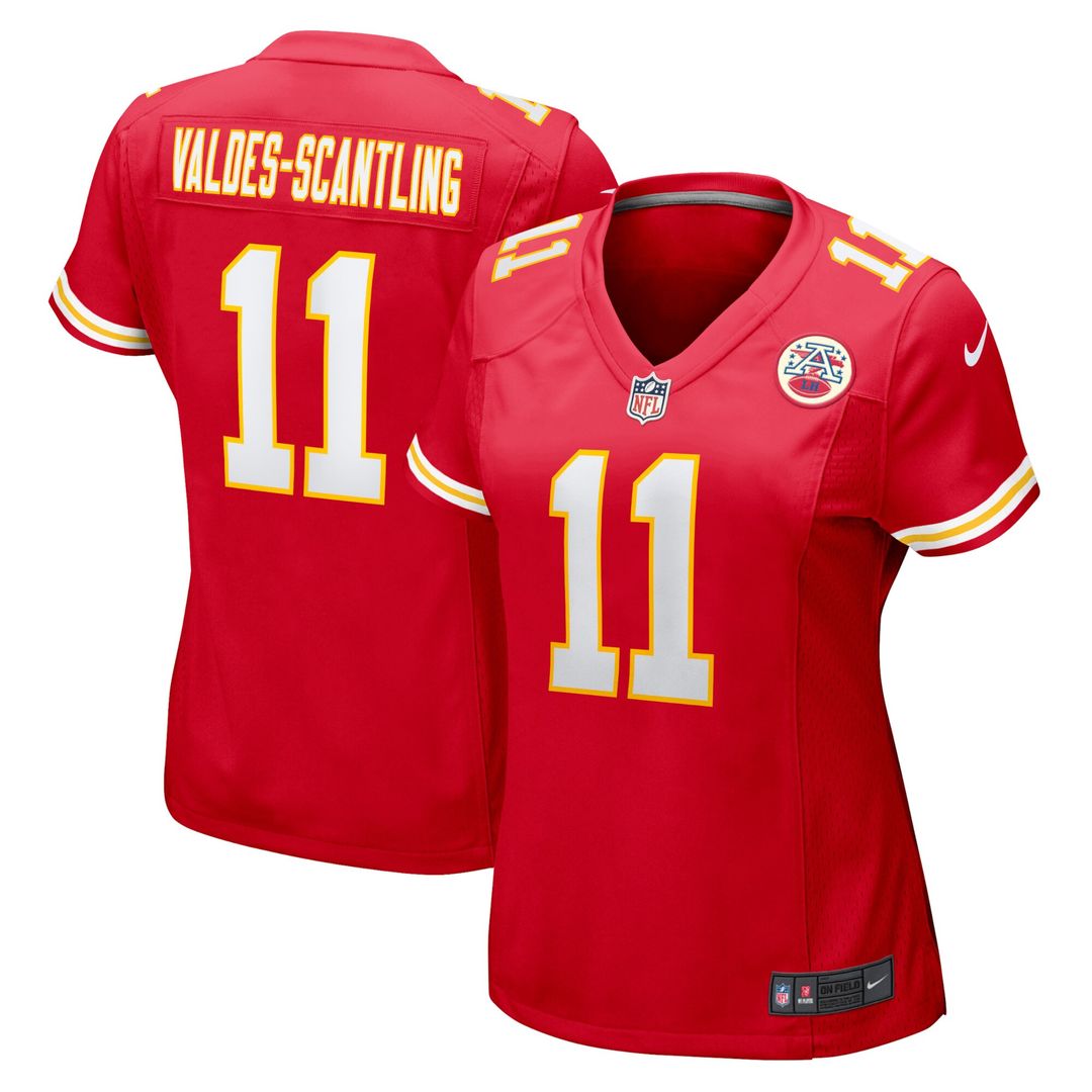 Marquez Valdes-Scantling Kansas City Chiefs Nike Women's Game Jersey - Red Official NFL Team Apparel Football Fan Gear