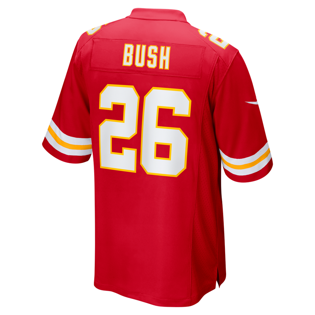 Deon Bush Kansas City Chiefs Nike Game Player Jersey - Red Official NFL Team Apparel Football Fan Gear