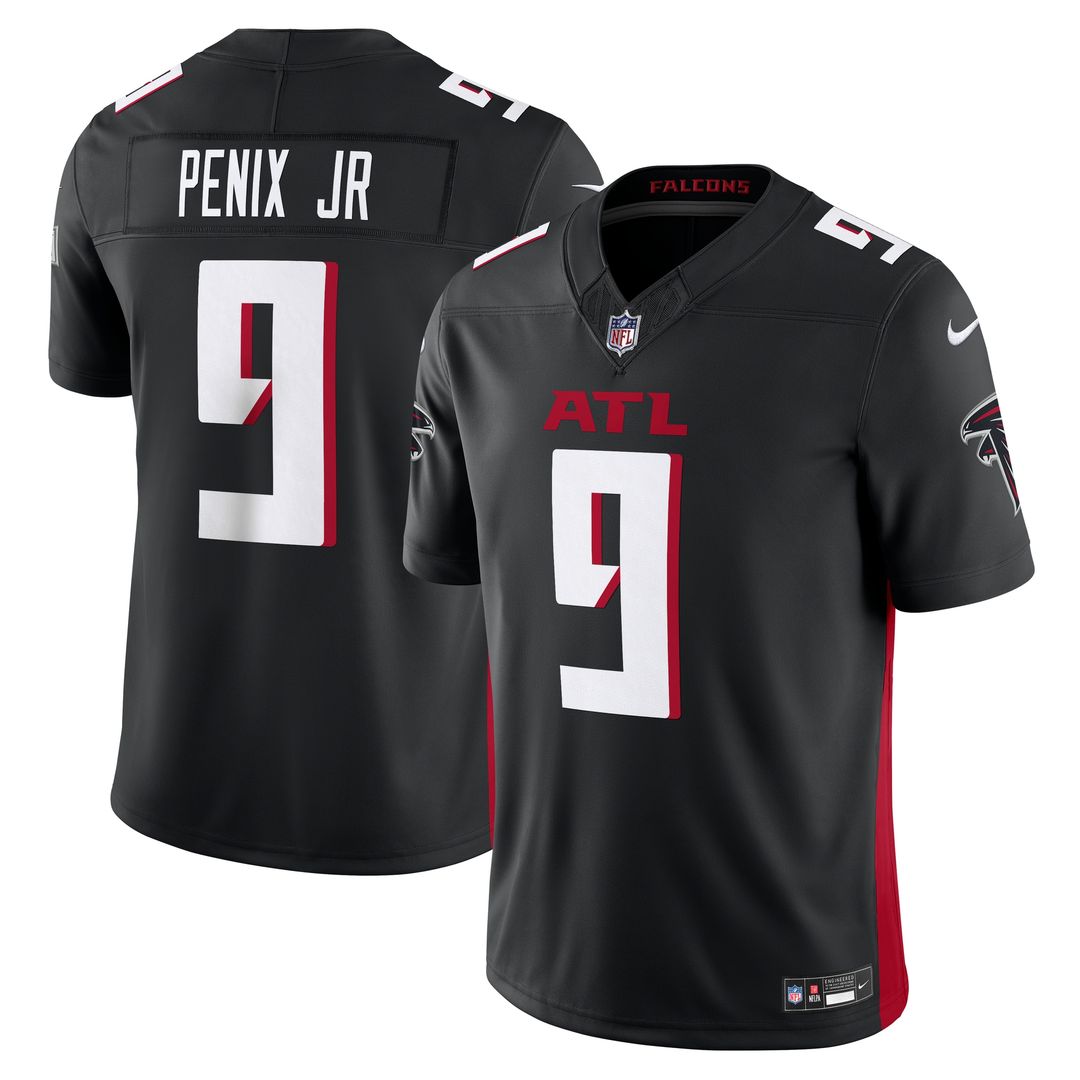 Michael Penix Jr. Atlanta Falcons Nike Vapor F.U.S.E. Limited Jersey - Black Official NFL Team Apparel Football Fan Gear
