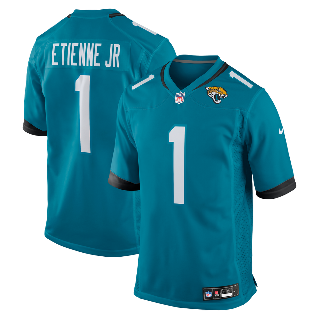 Travis Etienne Jacksonville Jaguars Nike Game Jersey - Teal Official NFL Team Apparel Football Fan Gear