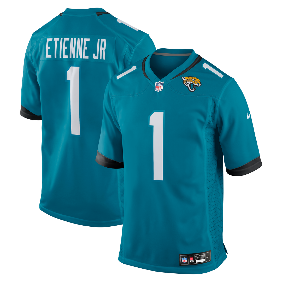 Travis Etienne Jacksonville Jaguars Nike Game Jersey - Teal Official NFL Team Apparel Football Fan Gear