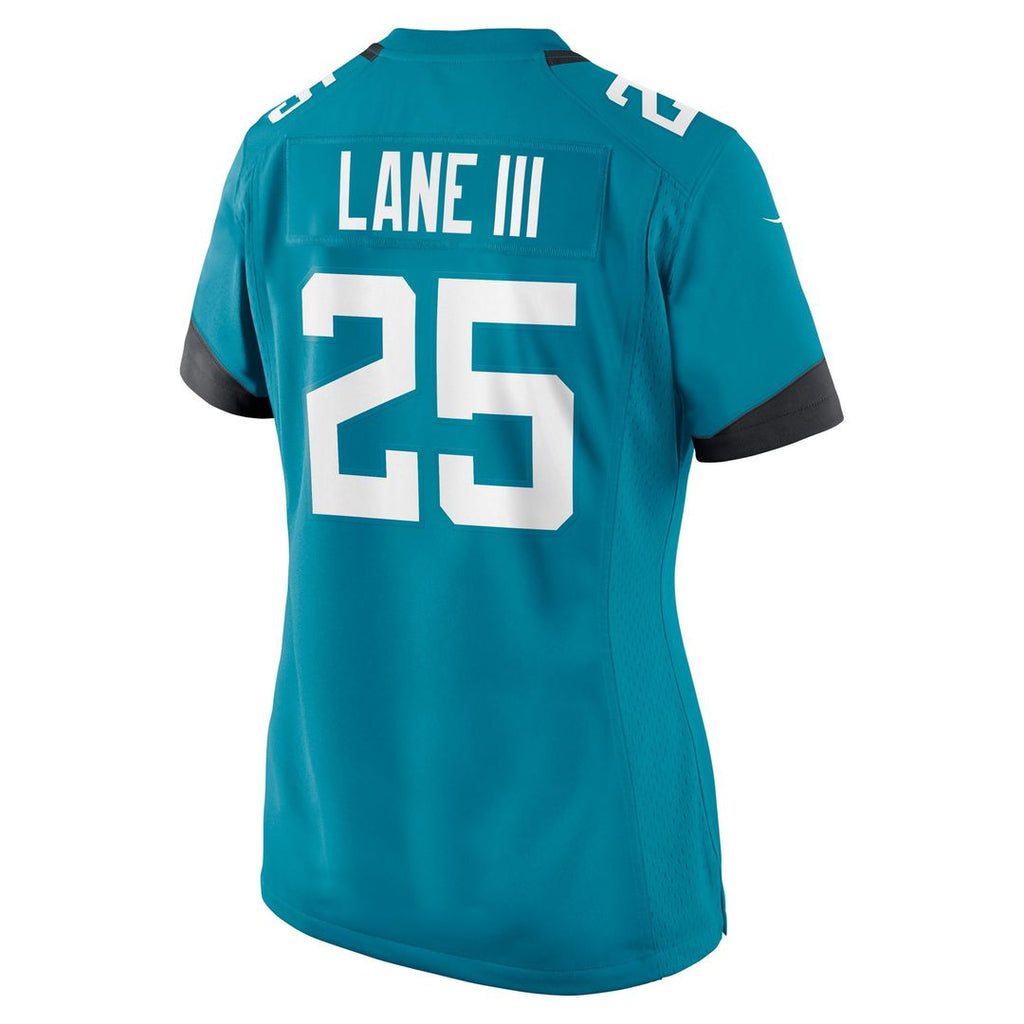 Rayuan Lane III Jacksonville Jaguars Nike Women's Team Game Jersey - Teal Official NFL Team Apparel Football Fan Gear