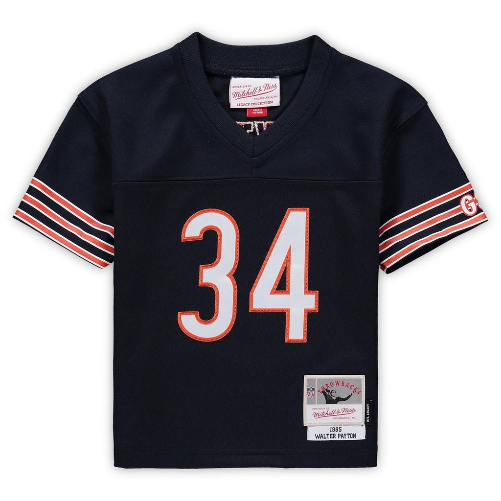 Walter Payton Chicago Bears Mitchell & Ness Toddler 1985 Retired Legacy Jersey - Navy Official NFL Team Apparel Football Fan Gear