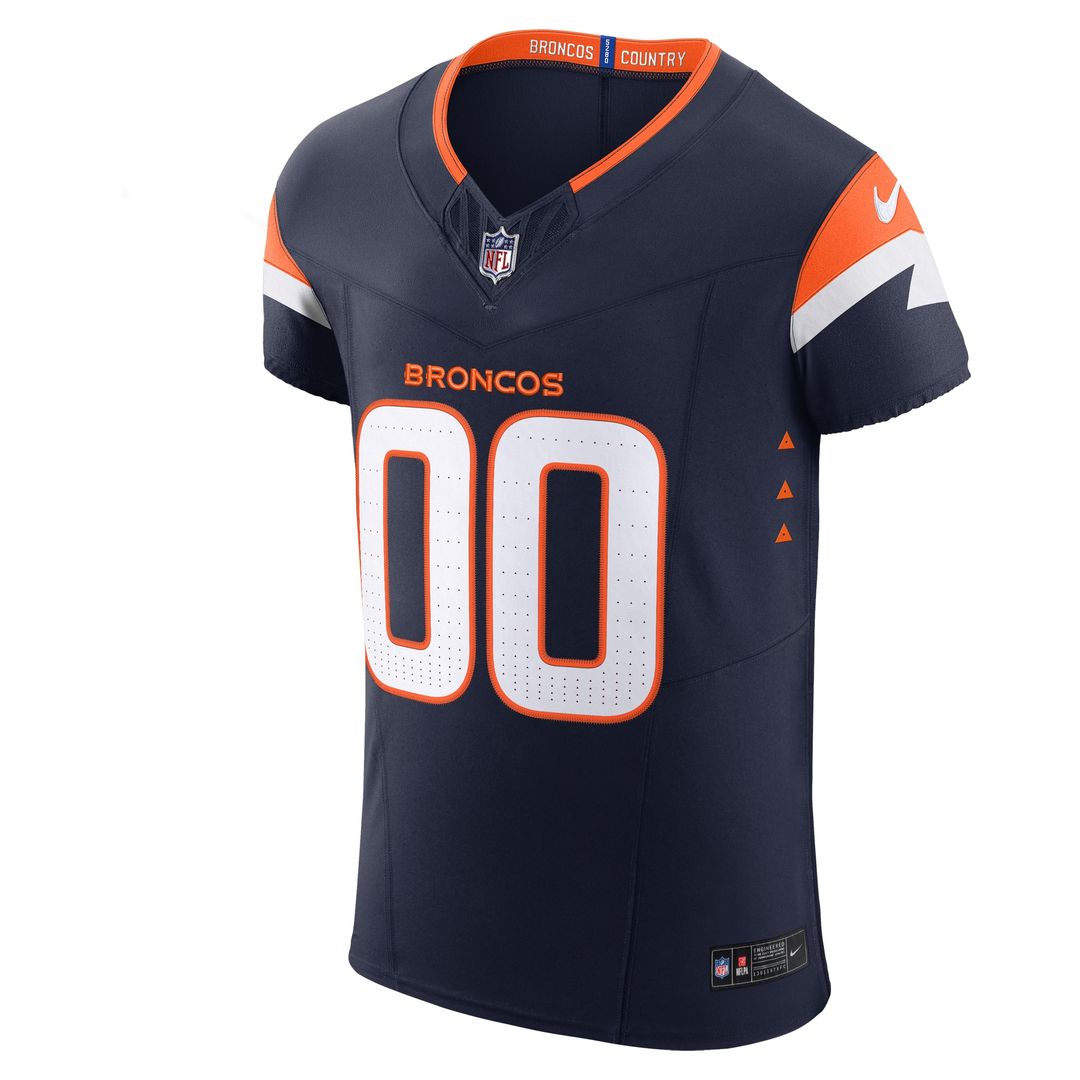 Denver Broncos Nike Alternate Vapor F.U.S.E. Elite Custom Jersey - Navy Official NFL Team Apparel Football Fan Gear