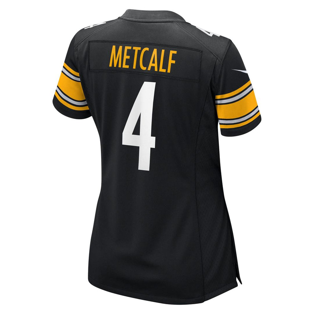 DK Metcalf Pittsburgh Steelers Nike Women's Team Game Jersey - Black Official NFL Team Apparel Football Fan Gear