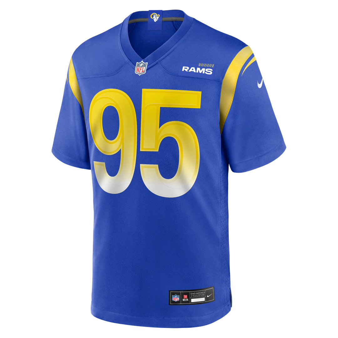 Poona Ford Los Angeles Rams Nike Team Game Jersey - Royal Official NFL Team Apparel Football Fan Gear