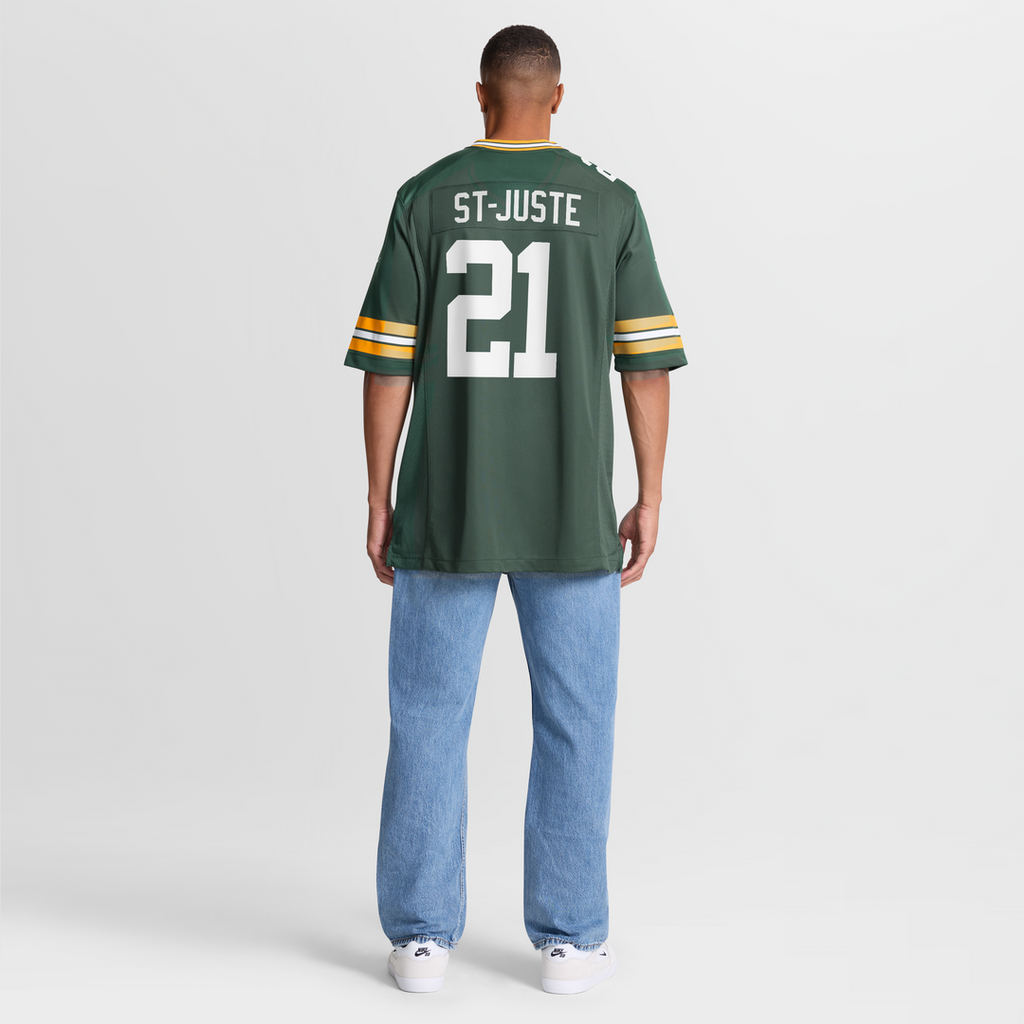 Benjamin St-Juste Green Bay Packers Nike Team Game Jersey - Green Official NFL Team Apparel Football Fan Gear