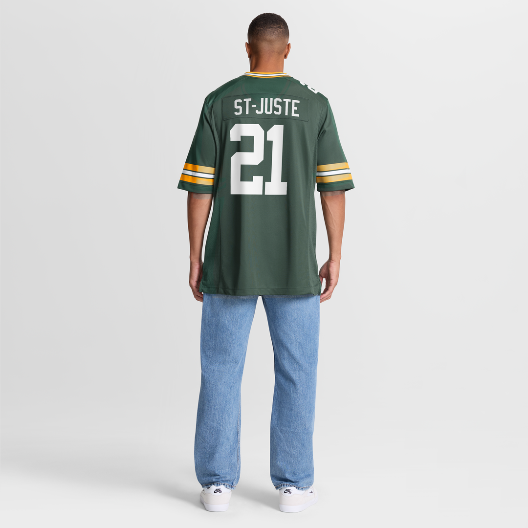 Benjamin St-Juste Green Bay Packers Nike Team Game Jersey - Green Official NFL Team Apparel Football Fan Gear