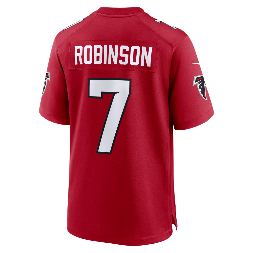 Bijan Robinson Atlanta Falcons Nike Game Jersey - Red Official NFL Team Apparel Football Fan Gear