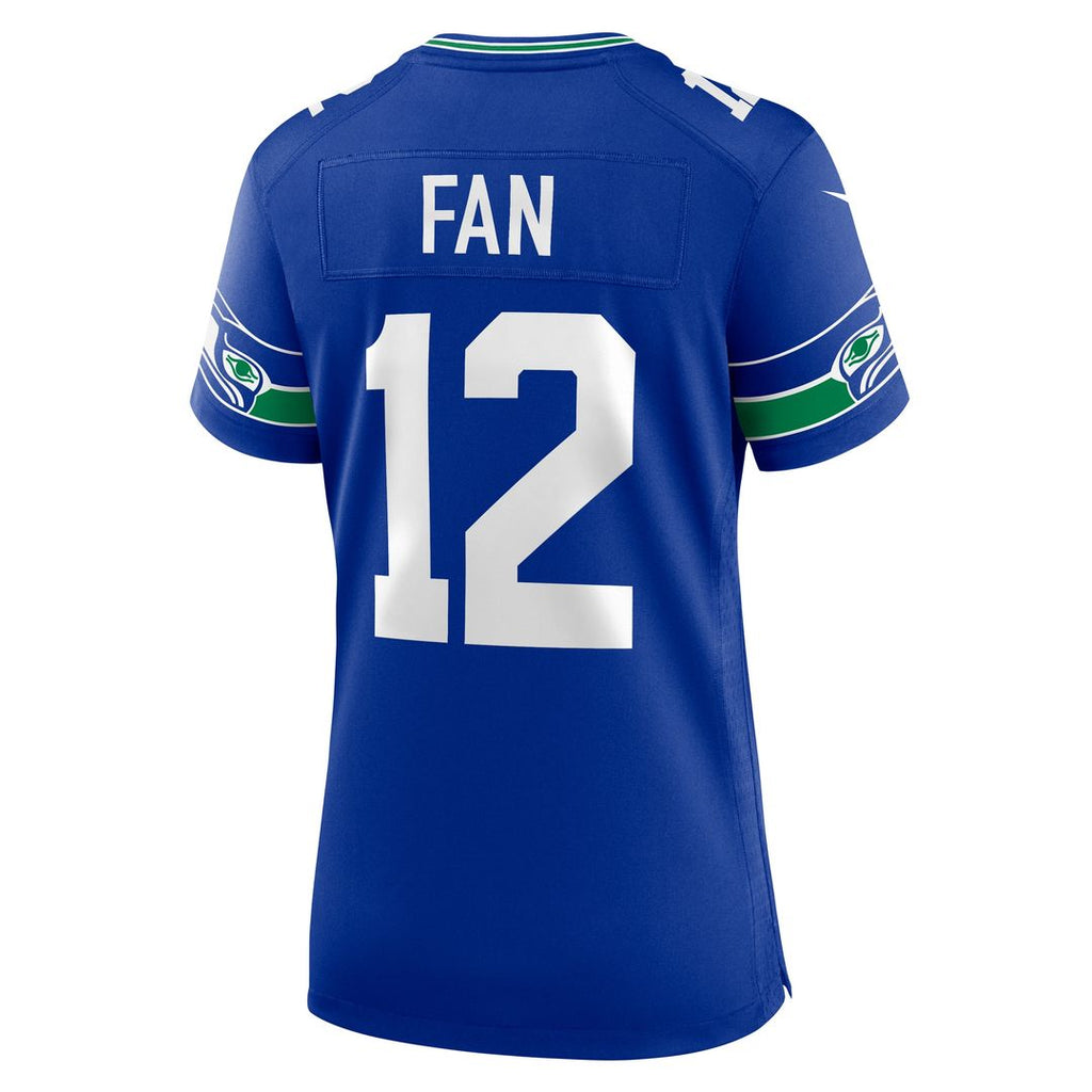 12s Seattle Seahawks Nike Women's Player Jersey - Royal Official NFL Team Apparel Football Fan Gear