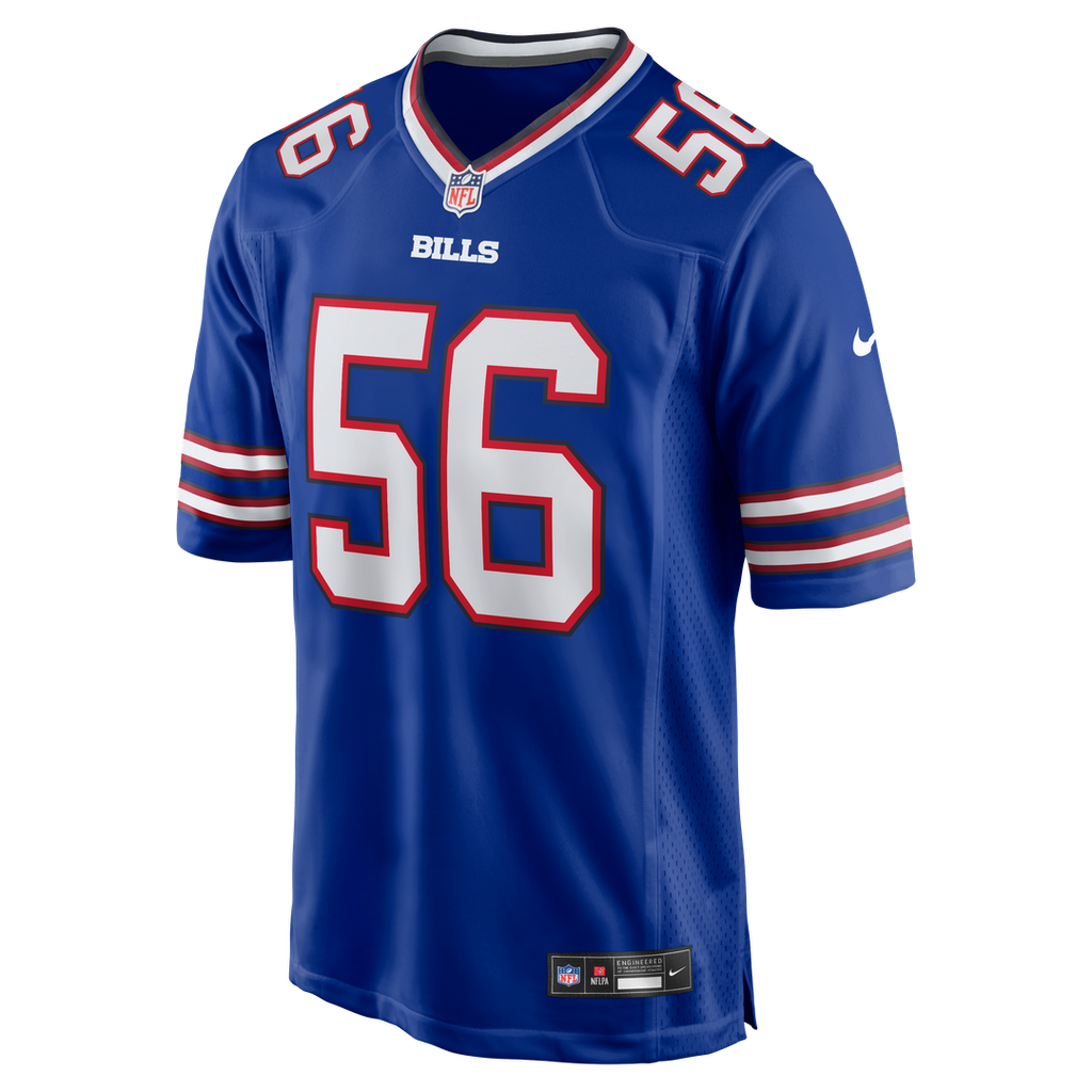 Javon Solomon Buffalo Bills Nike Game Jersey - Royal Official NFL Team Apparel Football Fan Gear