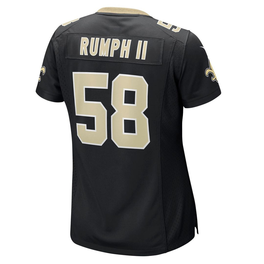 Chris Rumph II New Orleans Saints Nike Women's Team Game Jersey - Black Official NFL Team Apparel Football Fan Gear