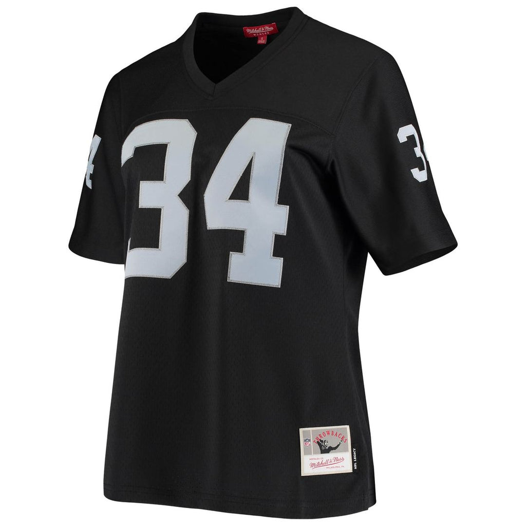 Bo Jackson Las Vegas Raiders Mitchell & Ness Women's 1988 Legacy Replica Jersey - Black Official NFL Team Apparel Football Fan Gear