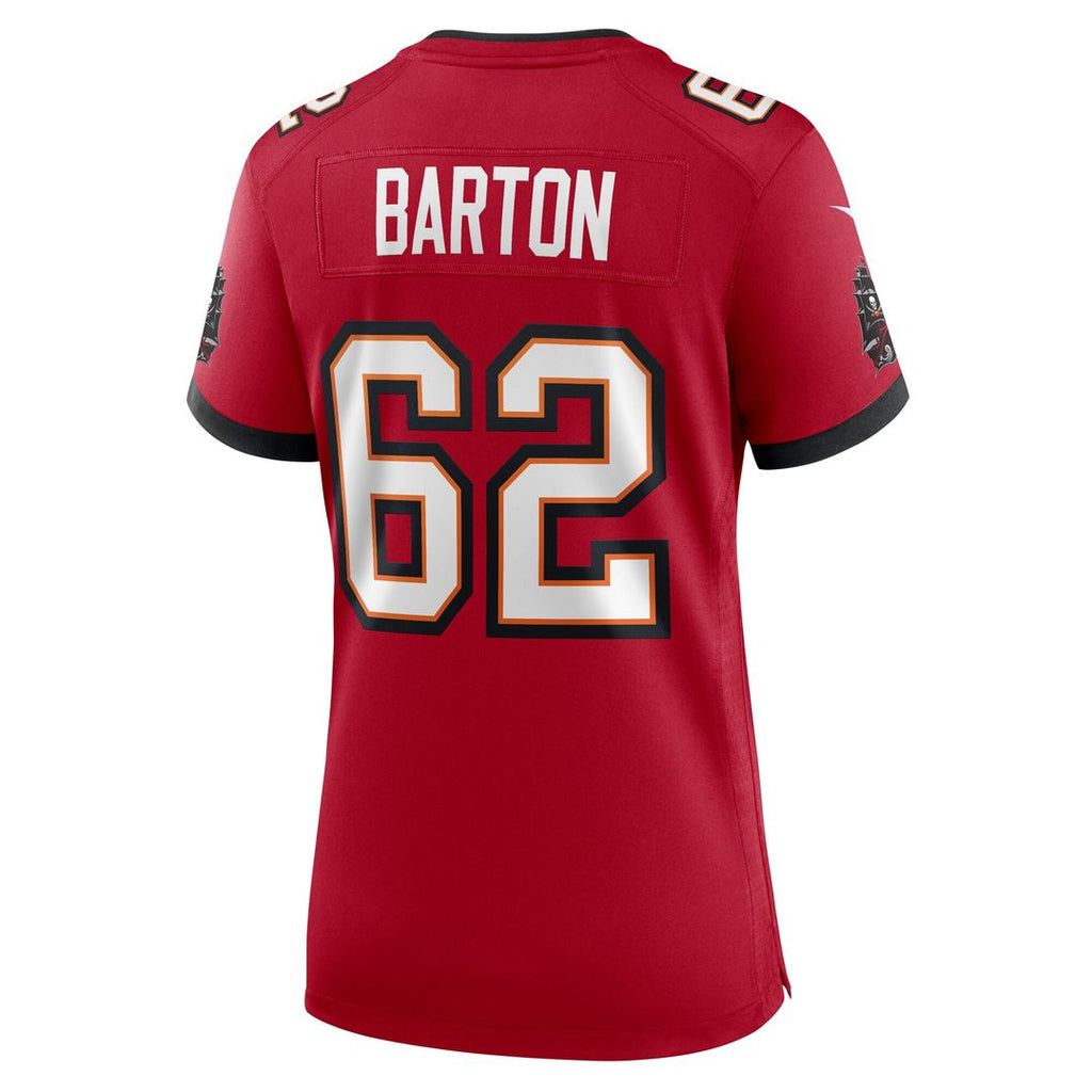 Graham Barton Tampa Bay Buccaneers Nike Women's Game Jersey - Red Official NFL Team Apparel Football Fan Gear