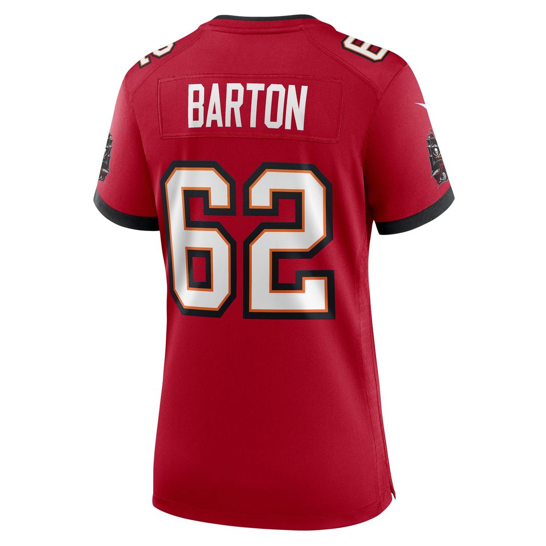 Graham Barton Tampa Bay Buccaneers Nike Women's Game Jersey - Red Official NFL Team Apparel Football Fan Gear