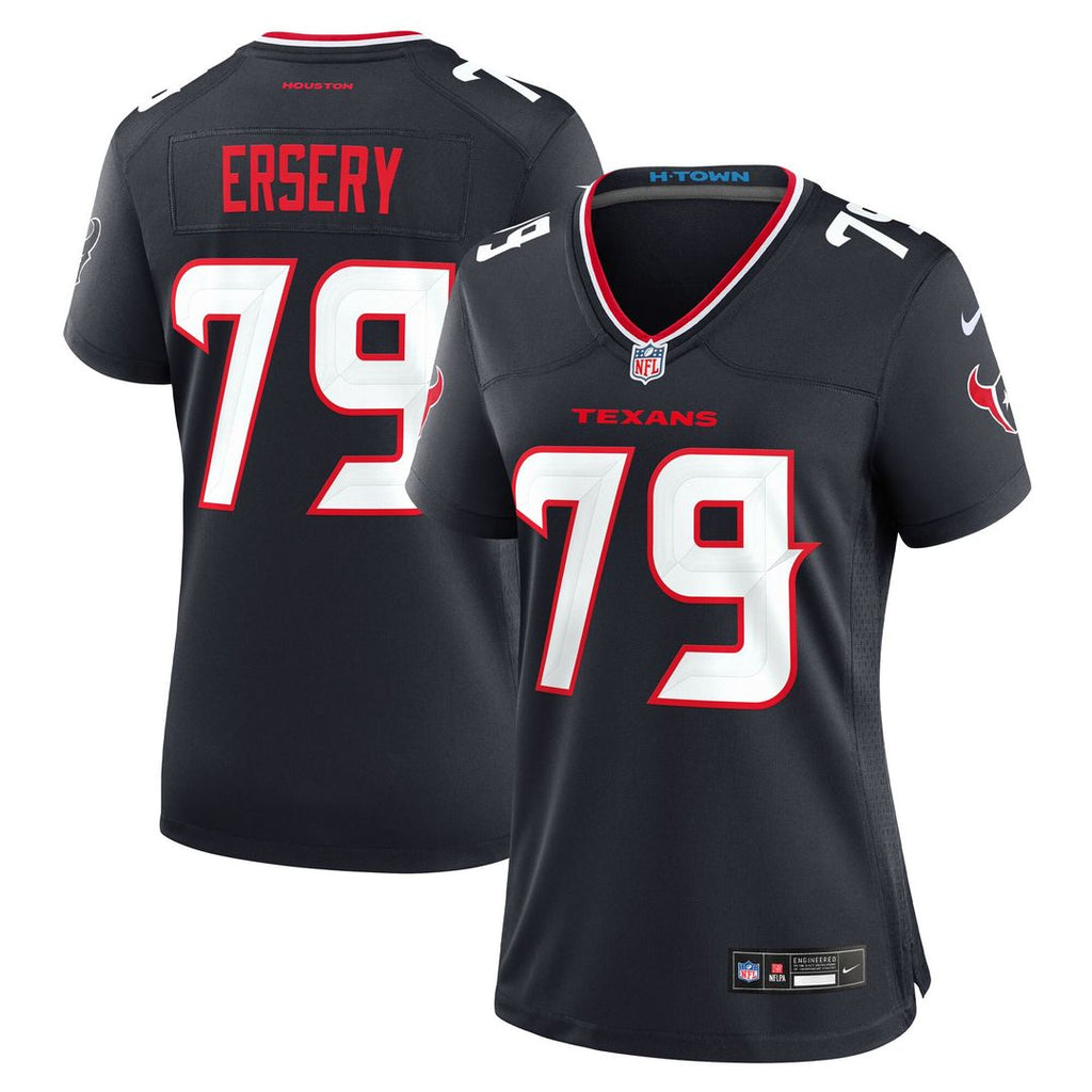 Aireontae Ersery Houston Texans Nike Women's Team Game Jersey - Navy Official NFL Team Apparel Football Fan Gear